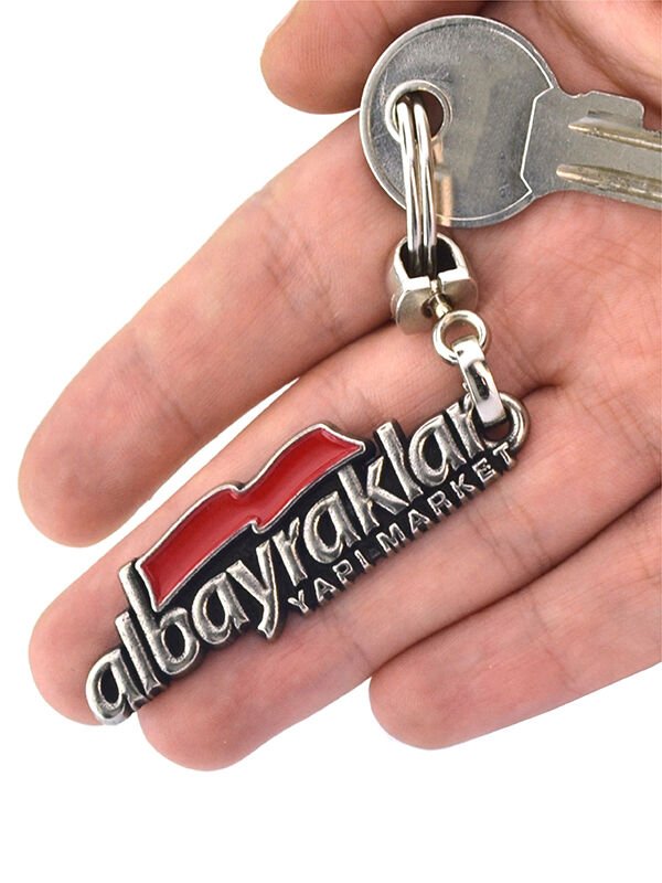 Albayraklar Yapı Market Rölyef Seri Metal Anahtarlık