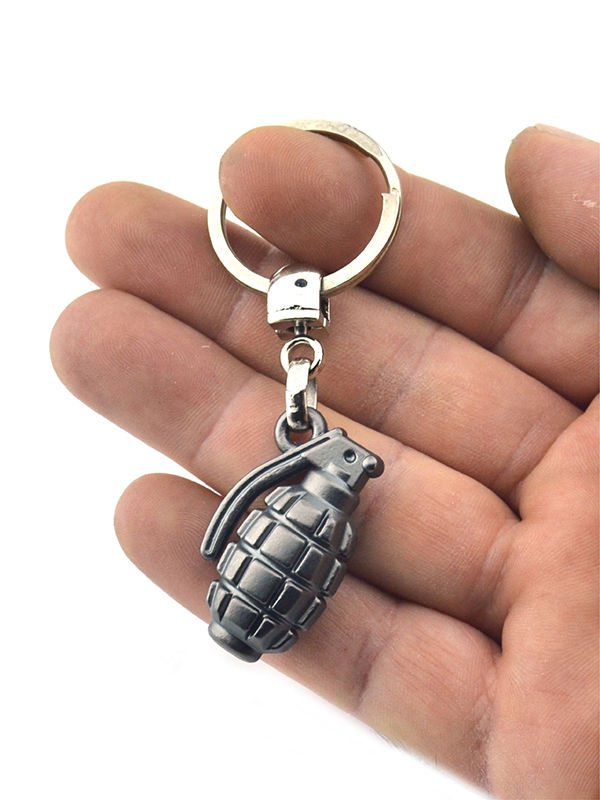 El Bombası Grenade Anahtarlık - Mat Siyah