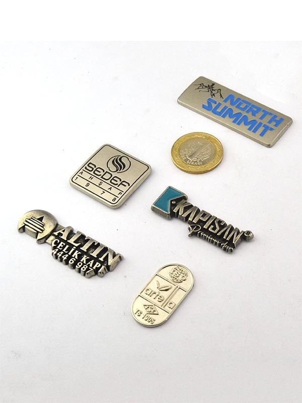 Zamak Metal Rölyef Etiketler ( Bant Montajlı)