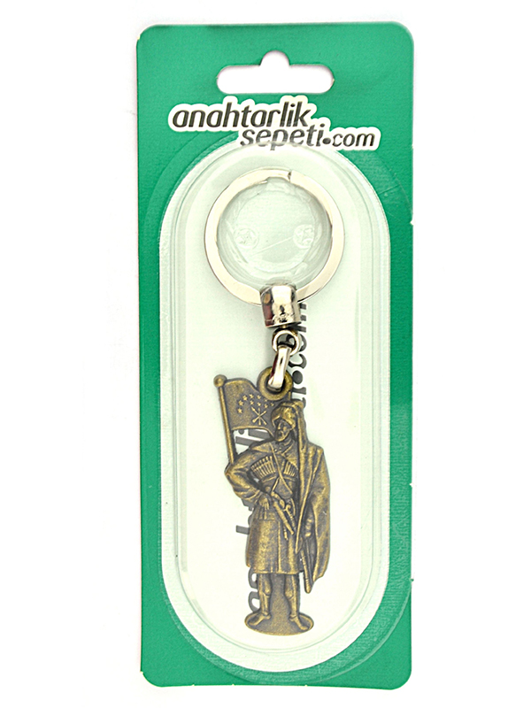 Adige Çerkes Abrek Anahtarlık (Antik Sarı)