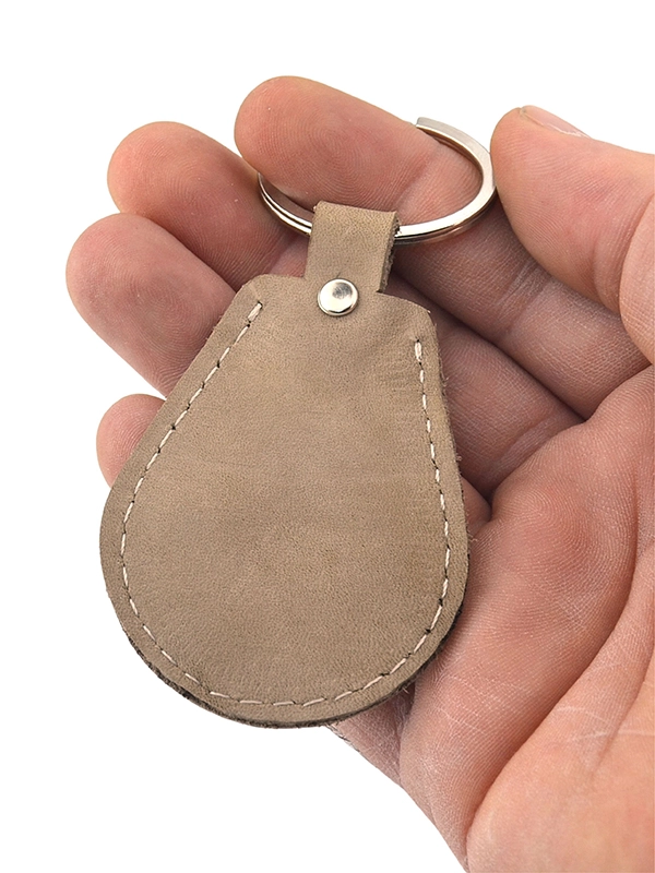 Adyghe Circassian Flag Patterned Genuine Leather Keychain