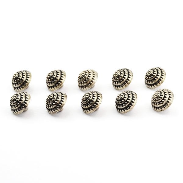 Caucasian Men’s Buttons (10 Pieces)