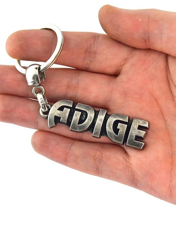 Caucasian Adyghe Script Keychain