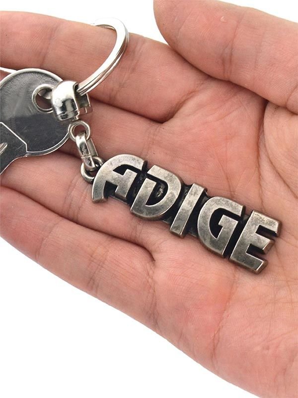 Caucasian Adyghe Script Keychain