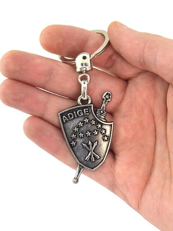 Adıge Bayrak ve Kama Anahtarlık