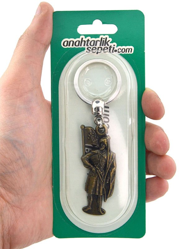 Adige Çerkes Abrek Anahtarlık (Antik Sarı)