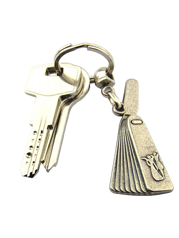 Caucasian Circassian Baceç Keychain - Nickel Oxide Coating