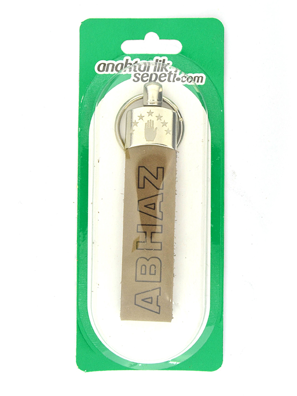 Abhaz Anahtarlık - Gerçek Deri