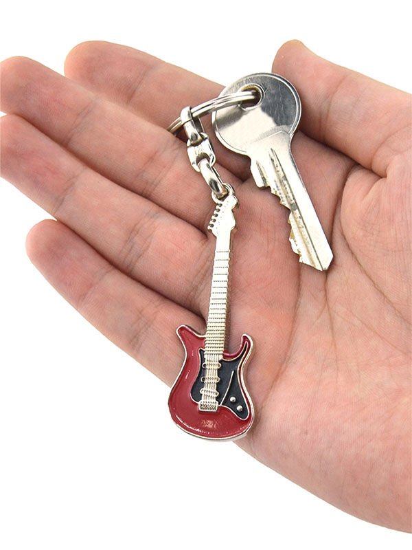 Gitar Kırmızı Anahtarlık