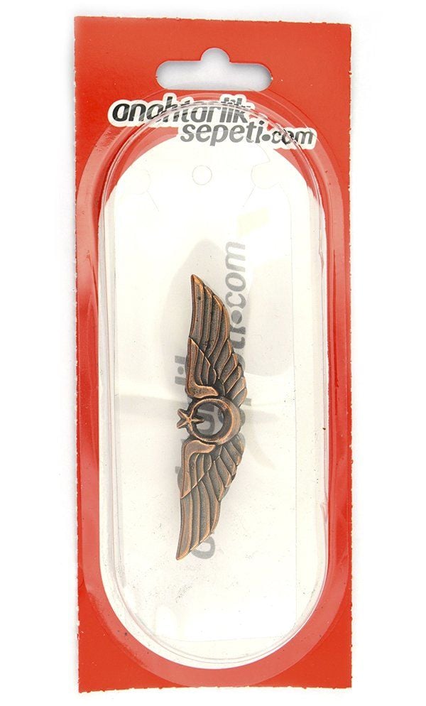 Pilot Bröve Rozet Büyük ( Bakır Oksit ) ( 60 mm)