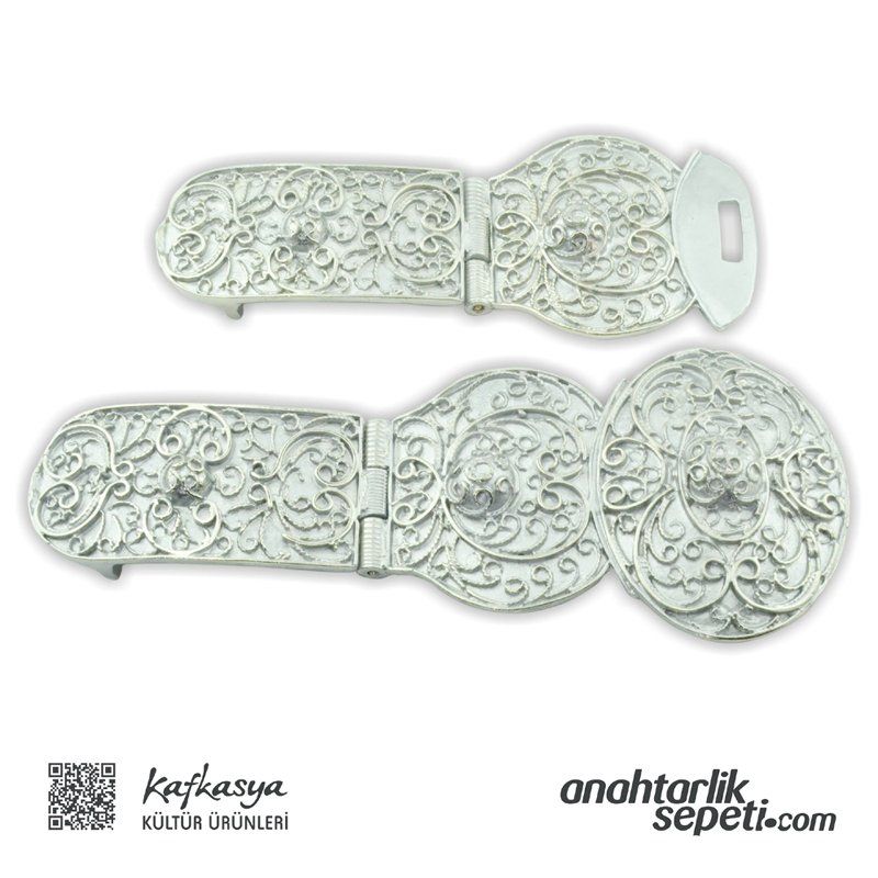 Women’s Belt Buckle - Hoşkan Zamak Version (Silver Finish)