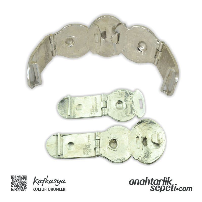 Women’s Belt Buckle - Hoşkan Zamak Version (Silver Finish)