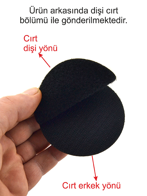 BÖRÜ - Cırt - Patch - Peç - Arma - 8 cm