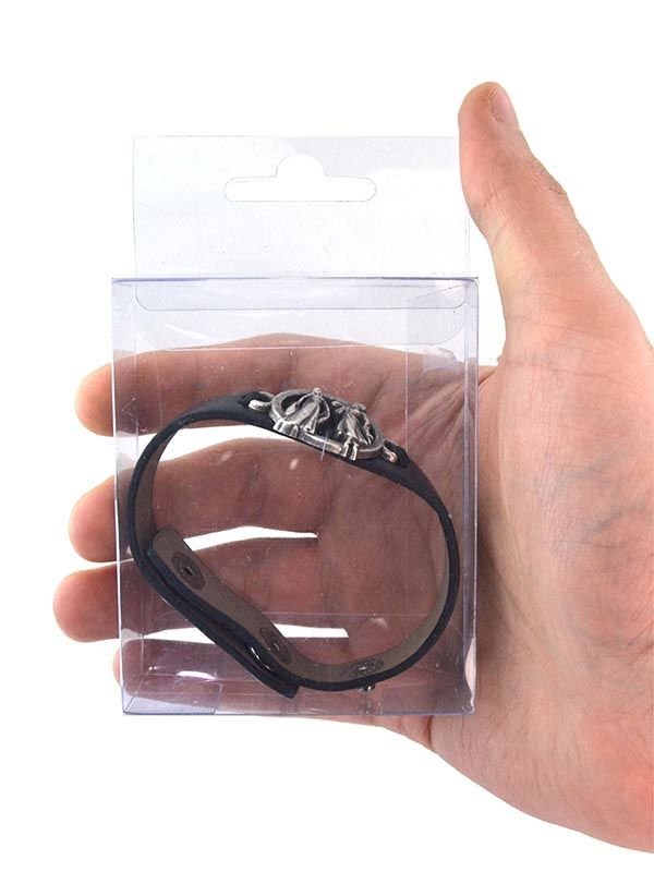 Snap-Fastened Caucasian Circassian Linked Couple Bracelet 
