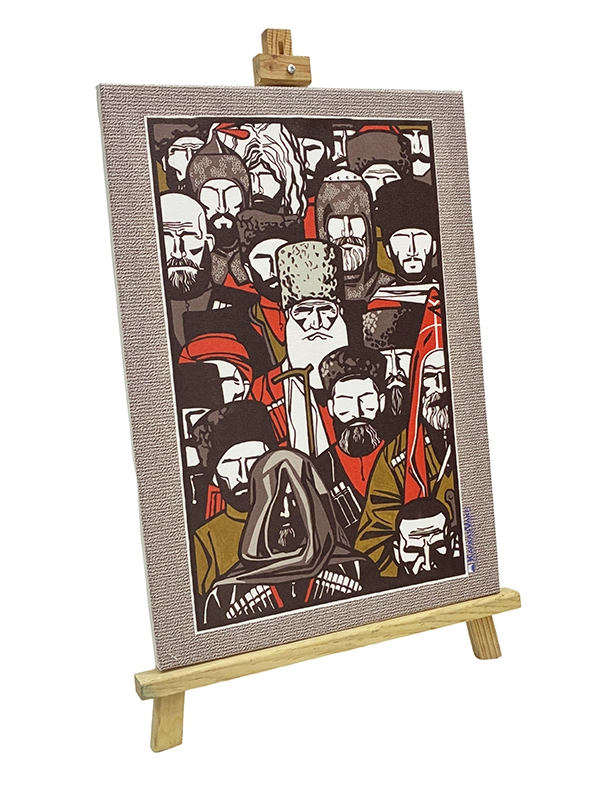 Ethno Caucasus Tuval Tablo 35x50 cm - Kafkas Efsanleri - Kafkas Vakfı Lisanslı Ürünleri