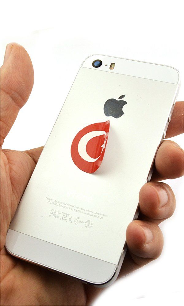 Telefon Etiket Seti-Türkiye Bayraklı