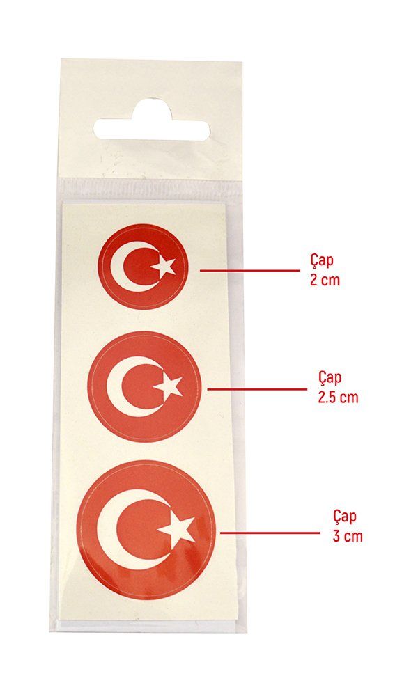 Telefon Etiket Seti-Türkiye Bayraklı