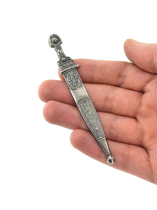Metal Dekoratif Süs - Kafkas Çerkes Kama Görünümlü