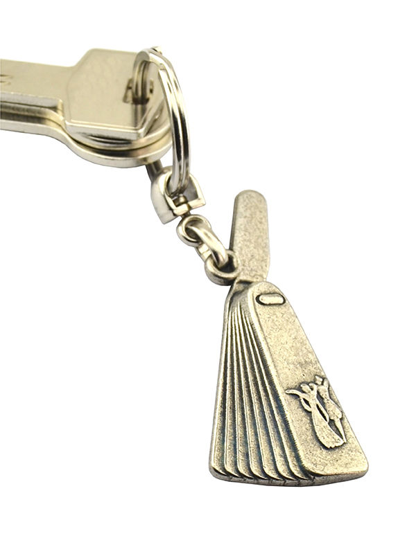 Caucasian Circassian Baceç Keychain - Nickel Oxide Coating