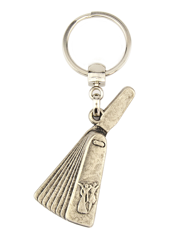 Caucasian Circassian Baceç Keychain - Nickel Oxide Coating