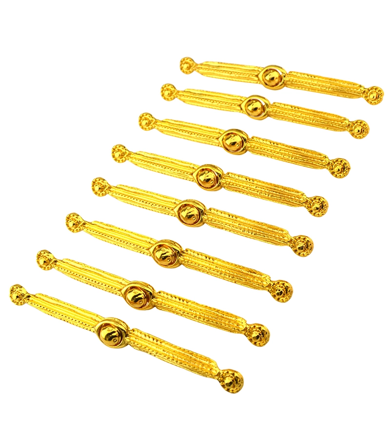 Gold Caucasian Circassian Women’s Dress Button - Maykop Model (8 Pcs)