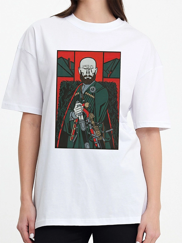 Licensed by Caucasus Foundation - Original ’’Chechen Highlander’’ Print Collection T-Shirt