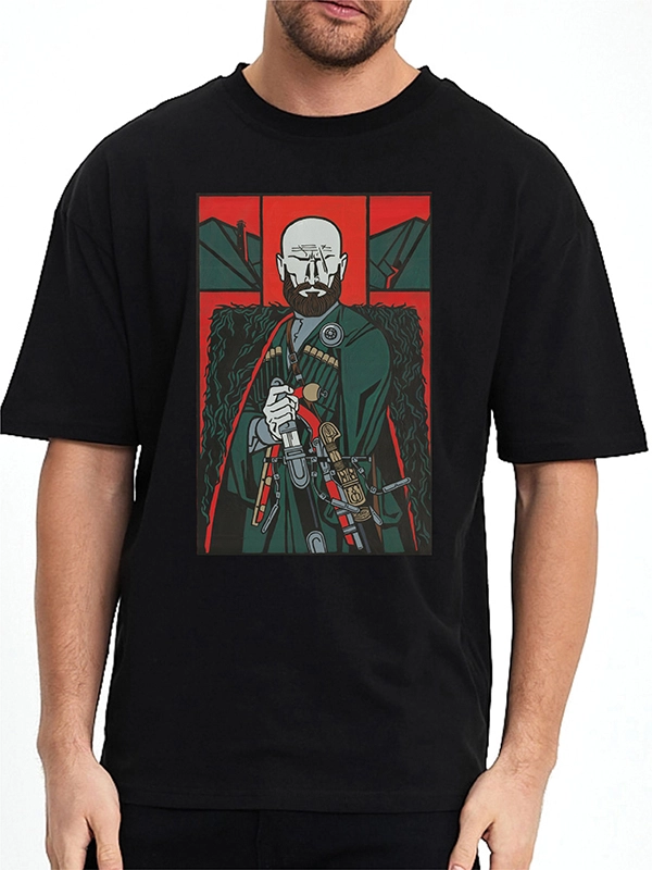 Caucasian Foundation Licensed Products - Caucasian Legends: Chechen Highlander T-Shirt - Black