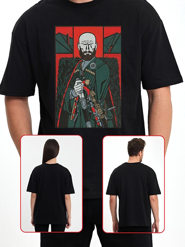 Caucasian Foundation Licensed Products - Caucasian Legends: Chechen Highlander T-Shirt - Black