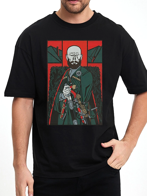 Caucasian Foundation Licensed Products - Caucasian Legends: Chechen Highlander T-Shirt - Black