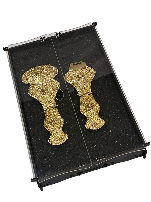 Kafkas Kuban Bayan Kemer Tokası  - Gold Görünümlü