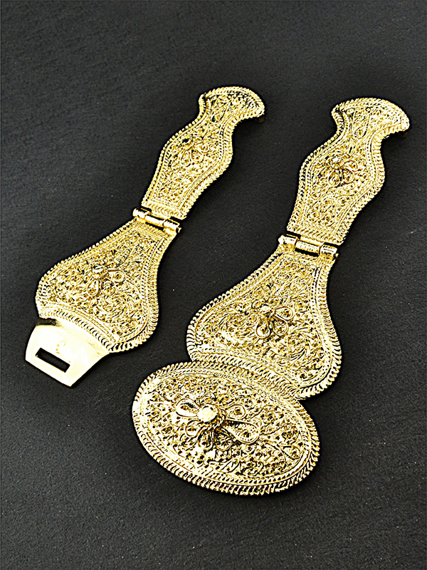 Kafkas Kuban Bayan Kemer Tokası  - Gold Görünümlü