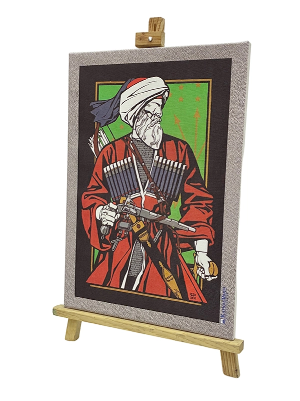 Kizbech Tuval Tablo 35x50 Cm - Kafkas Efsaneleri - Kafkas Vakfı Lisanslı Ürünü