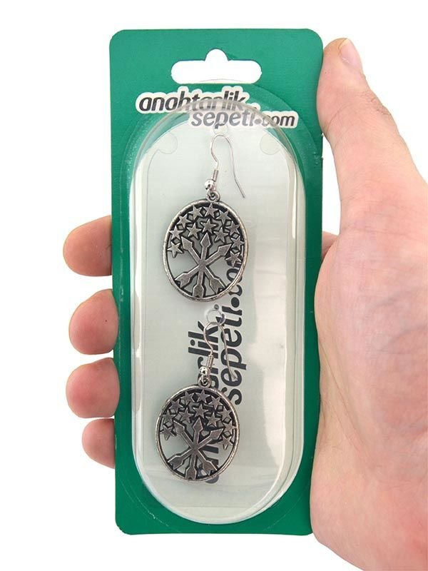 Adige Çerkes Bayraklı Küpe