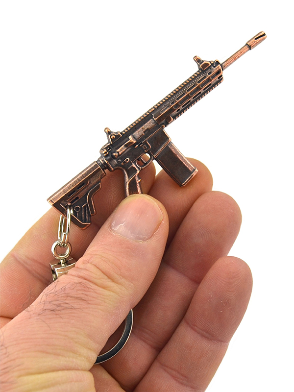 Rifle Keychain M-16 – Copper Oxide Finish
