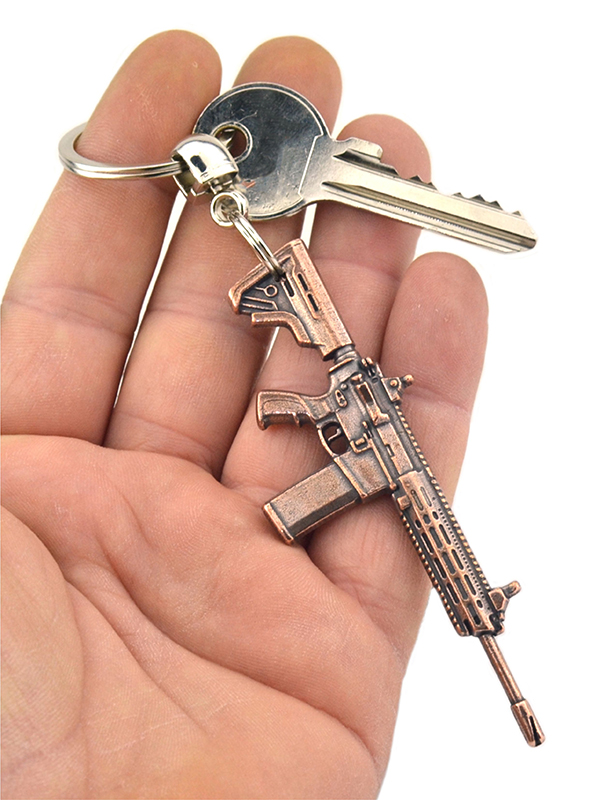 Rifle Keychain M-16 – Copper Oxide Finish