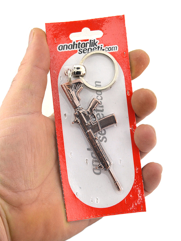 Rifle Keychain M-16 – Copper Oxide Finish