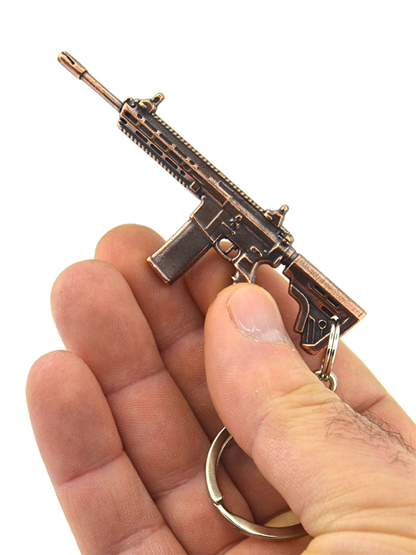 Rifle Keychain M-16 – Copper Oxide Finish