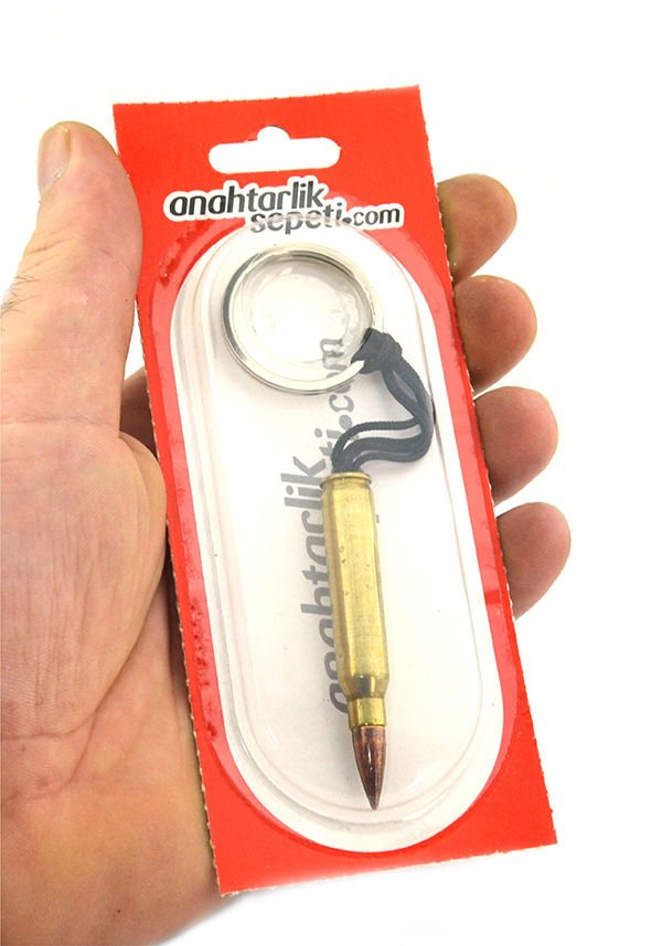 Maket Mermi 556 İpli Anahtarlık
