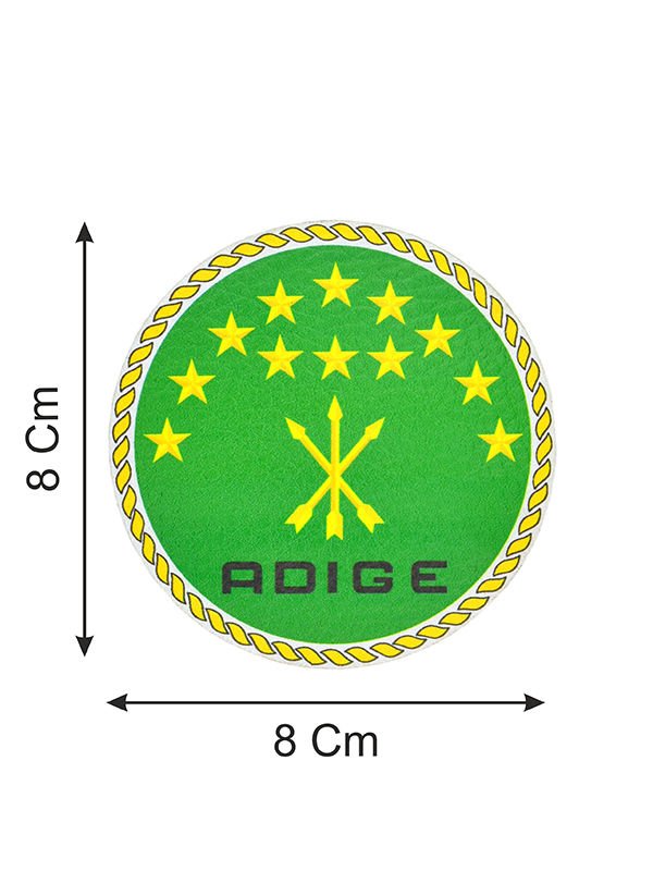 Adige Çerkes Bayrak - Cırt - Patch - Peç - Arma