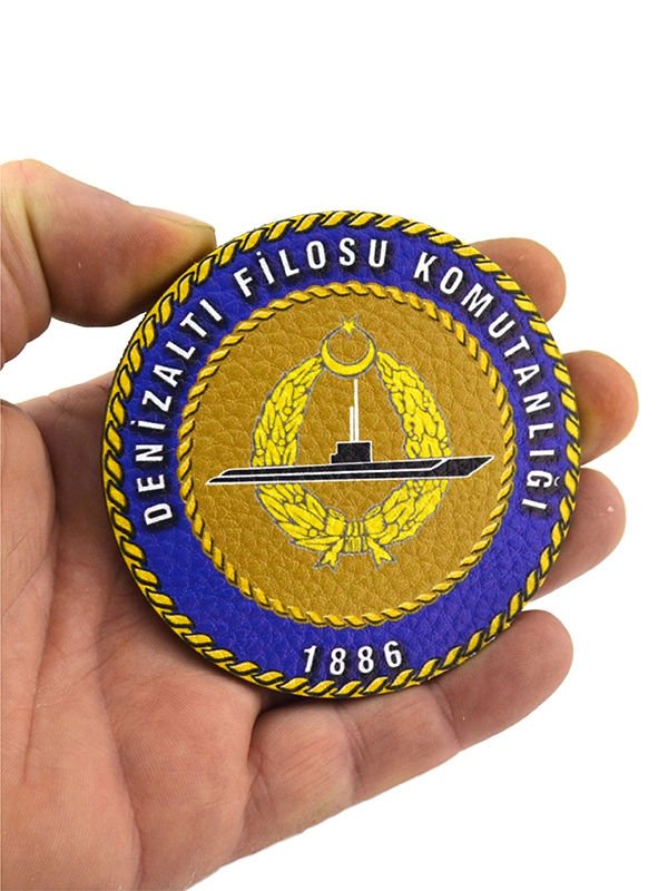 Denizaltı Filo Komutanlığı - Cırt - Patch - Peç - Arma - 8 cm