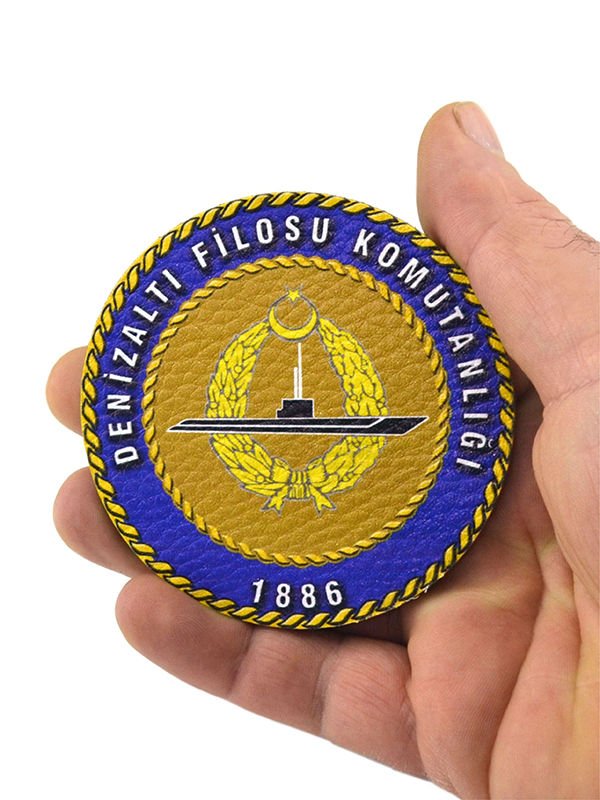 Denizaltı Filo Komutanlığı - Cırt - Patch - Peç - Arma - 8 cm