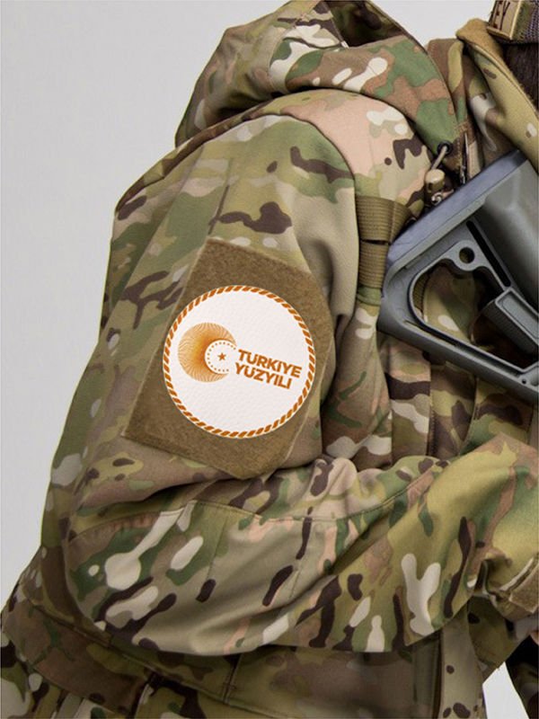 Türkiye Yüzyılı - Cırt - Patch - Peç - Arma - 8 cm