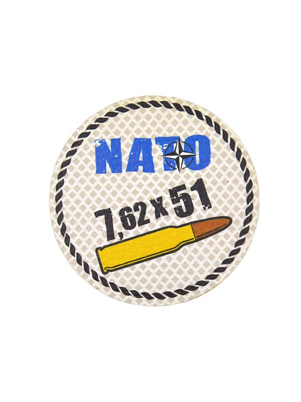 Nato 762 x 51 - Cırt - Patch - Peç - Arma - 8 cm