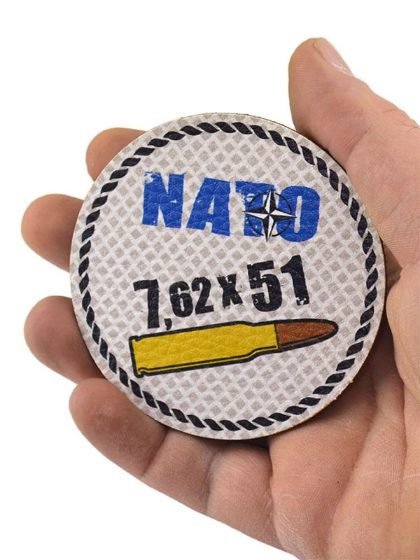 Nato 762 x 51 - Cırt - Patch - Peç - Arma - 8 cm
