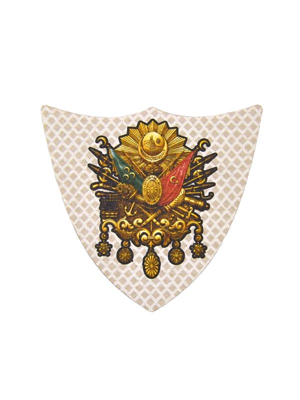 Osmanlı Arması - Cırt - Patch - Peç - Arma - Kalkan Modeli 8.2 x 7.6 cm