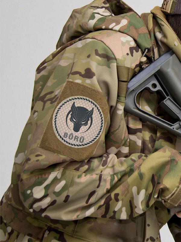 BÖRÜ - Cırt - Patch - Peç - Arma - 8 cm
