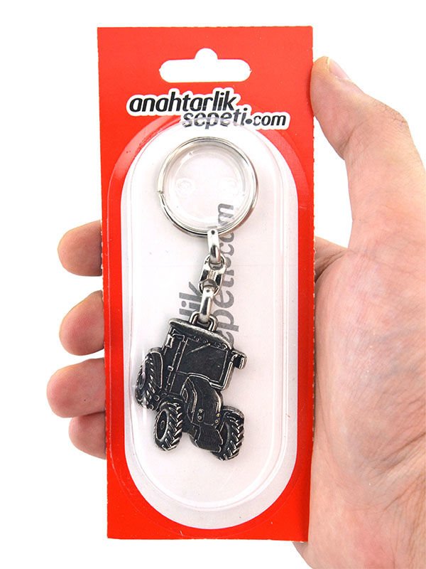 Traktör 2 Rölyef Araç Anahtarlık