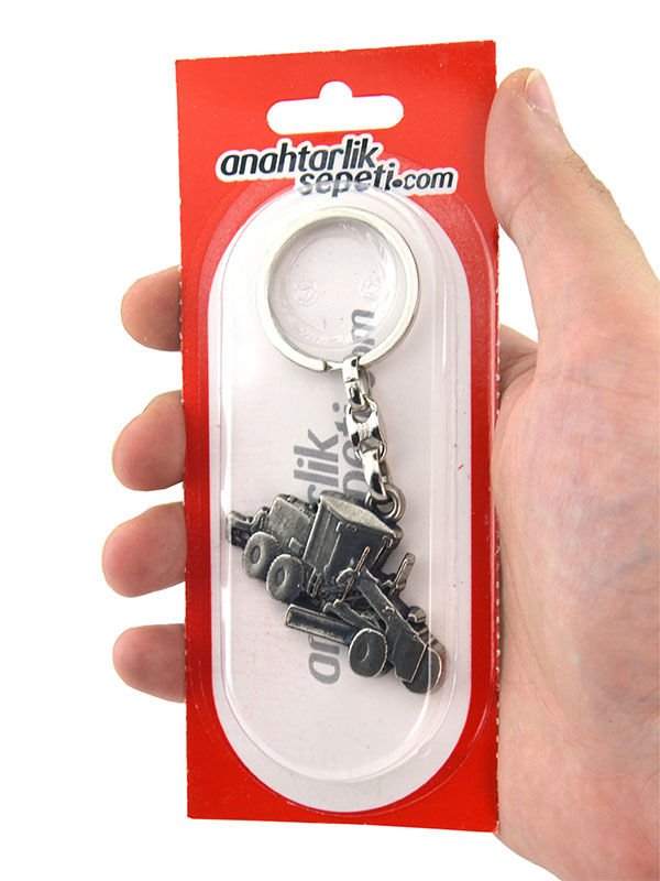 Greyder Rölyef Araç Anahtarlık