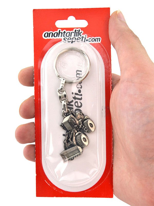 Kepçe Rölyef Araç Anahtarlık