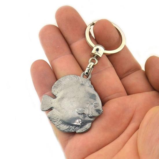 Discus Balık Anahtarlık - Ham Lak
